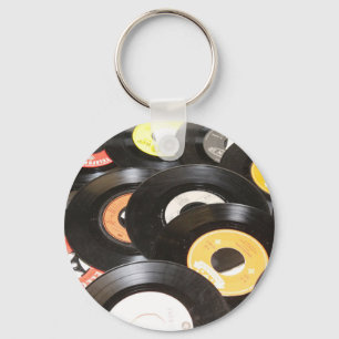 Vintage Platten 45rpm Schlüsselanhänger