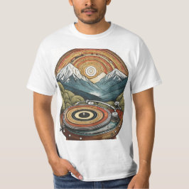 Vintage Plattenspieler T-Shirt