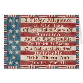 Vintage Pledge Of Allegiance
