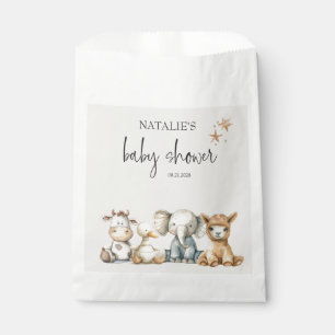 Vintage Plüsch-Nursery-Tiere Baby Shower Geschenktütchen