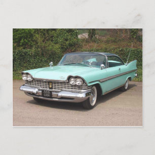 Vintage Plymouth Fury Postkarte