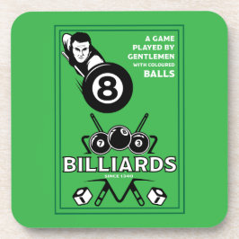 Vintage Pocket Billards Getränkeuntersetzer