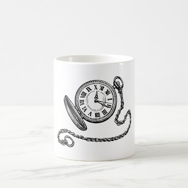 Vintage Pocket Watch Kaffeetasse (Von Creator hochgeladen)