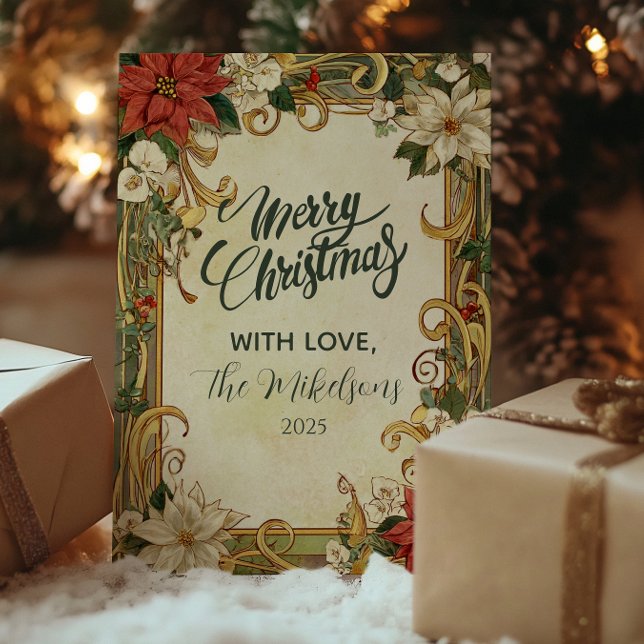 Vintage Poinsettia Weihnachten (Von Creator hochgeladen)