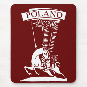 Vintage Polnischer Flügelhusar Mousepad