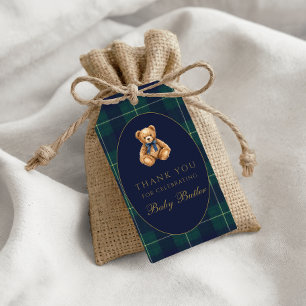 Vintage-Polo-Teddybär-Dankeschön-Geschenkanhänger Geschenkanhänger