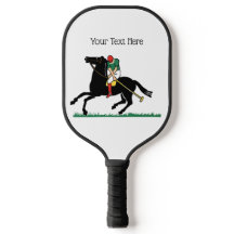 Vintage Polospieler auf Pony groß