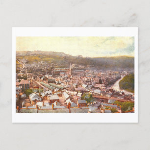 Vintage Pontypridd, Wales, Postkarte