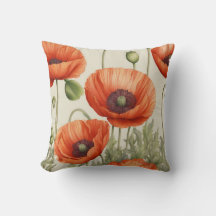 Vintage Poppies Elegante: Zeitlose Blumenbeauty