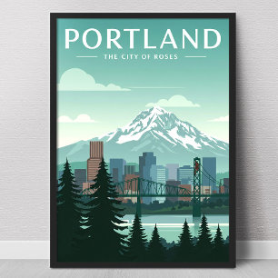 Vintage Portland Poster