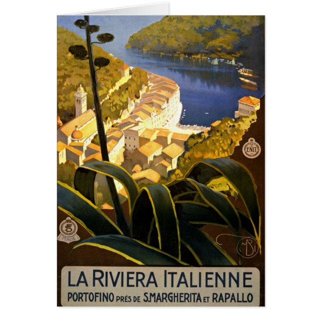 Vintage Portofino Italie (Devant)