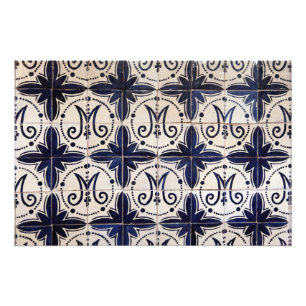 Vintage portugiesische Azulejo Fotodruck