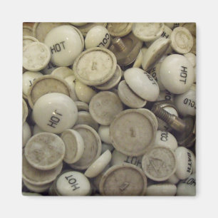 Vintage Porzellanknochen Magnet