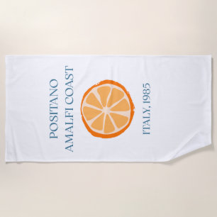 Vintage-Positano-Amalfi-Küste-Handtuch - Italien 1 Strandtuch