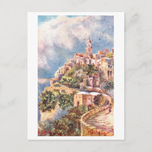 Vintage Positano, Italien Postkarte