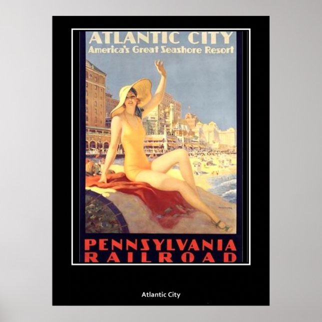 Vintage Poster Atlantic City (Vorne)