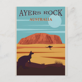 Vintage Poster Australien Feiertagspostkarte