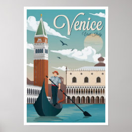 Vintage Poster - Besuch Venedig Italien