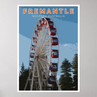 Vintage Poster - Fremantle, Western Australien