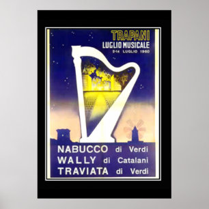 Vintage Poster Italienische Oper