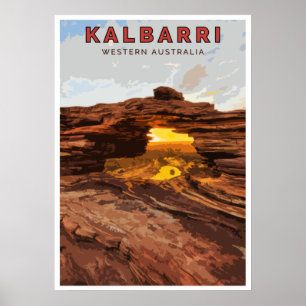Vintage Poster - Kalbarri, Western Australien