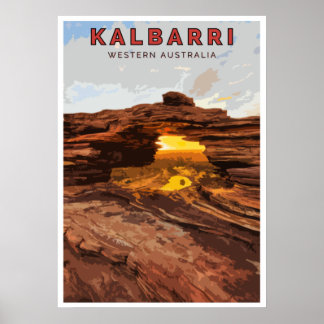 Vintage Poster - Kalbarri, Western Australien
