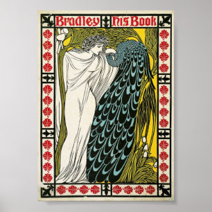 Vintage Poster:Pfau:Frauenplakat Poster