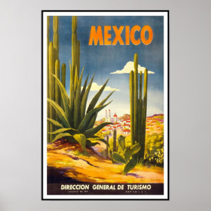 Vintage Poster Print Mexico