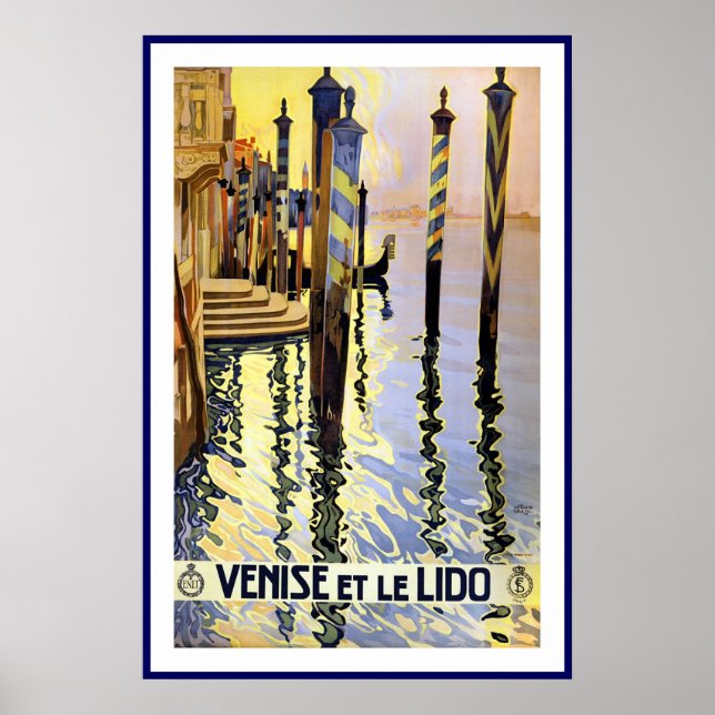 Vintage Poster Print Venice Locarno Highlights (Vorne)