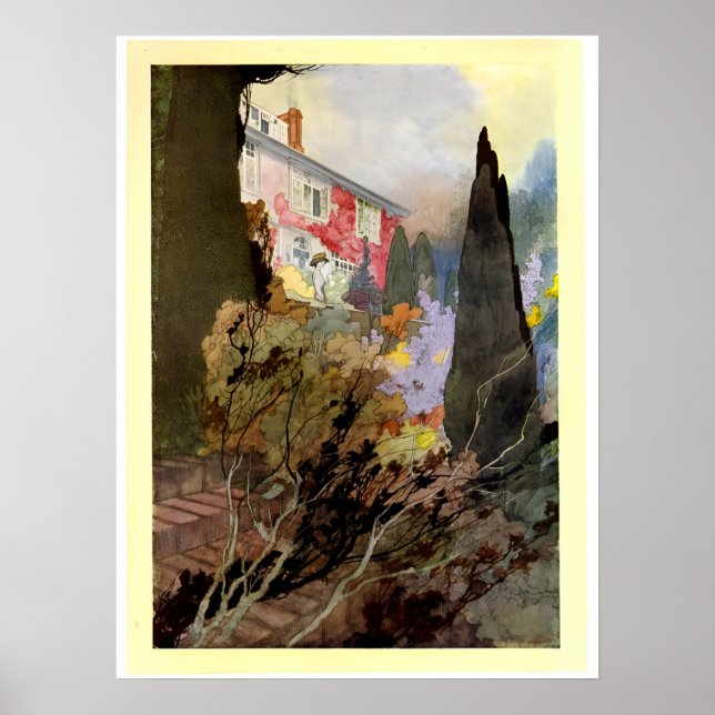 Vintage Poster Unser Garten (Vorne)