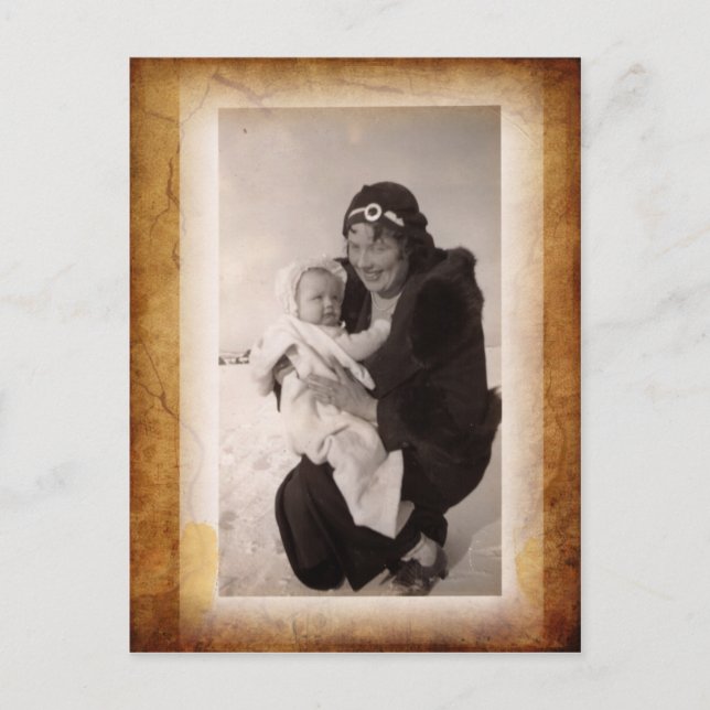 Vintage Postkarte (Vorderseite)
