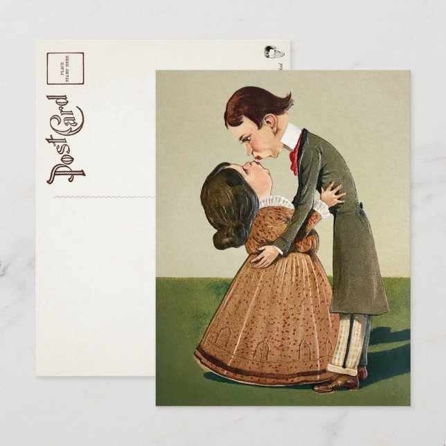 Vintage Postkarte (Vorne/Hinten)