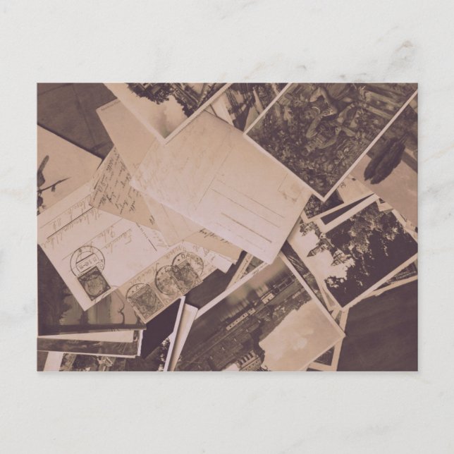Vintage Postkarte (Vorderseite)