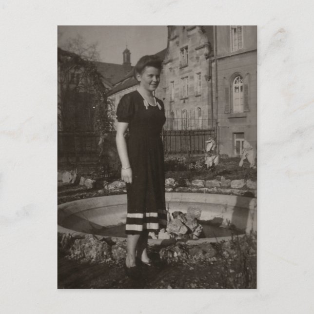 Vintage Postkarte (Vorderseite)