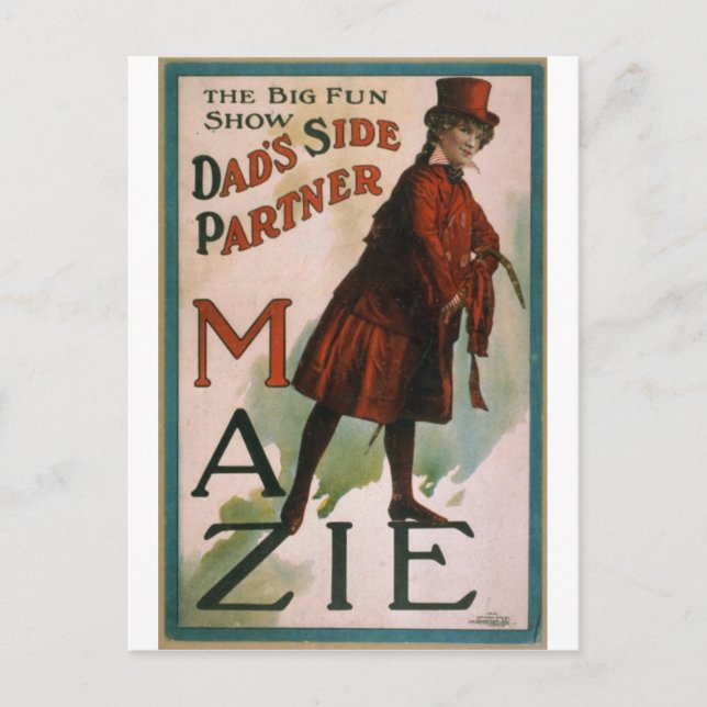 Vintage Postkarte (Vorderseite)