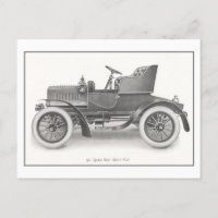 Vintage Postkarte "Aktueller Motor"