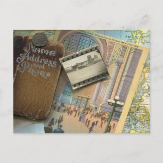 Vintage Postkarte aus der WWII-Ära