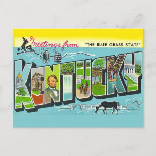 Vintage-Postkarte aus Kentucky Postkarte
