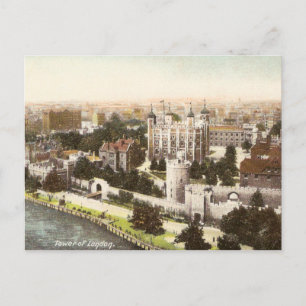 Vintage Postkarte des Tower of London