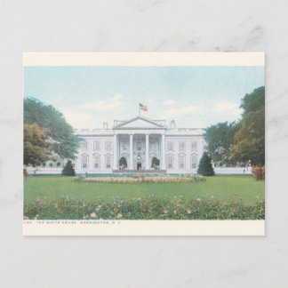 Vintage Postkarte des Weißen Hauses - Neudruck