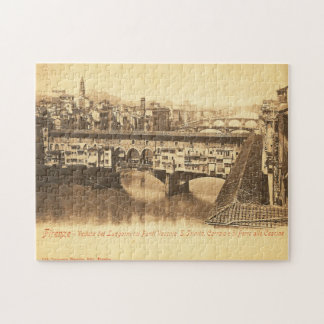 Vintage Postkarte, Florenz, Italien