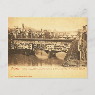 Vintage Postkarte, Florenz, Italien Postkarte