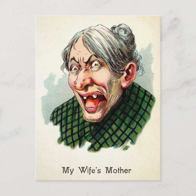 Vintage Postkarte meiner Ehefrau (Vorderseite)