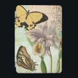 Vintage Postkarte mit Schmetterlingen und Blume iPad Mini Hülle<br><div class="desc">Dieses Bild einer Vintagen Postkarte mit Lavendel-Blume und bunten Schmetterlingen wurde von Vision Studio erstellt. Ein großartiges Stück,  das an jeder Wand phantastisch würde. Bestelle noch heute!</div>