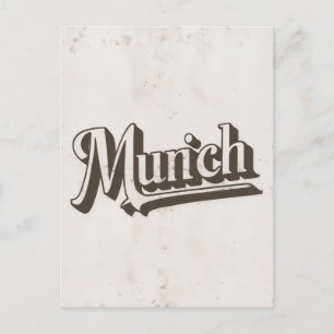 Vintage Postkarte München