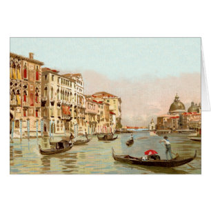 Vintage Postkarte Palazzo Franchetti Venezia