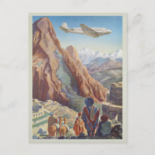 Vintage-Postkarte Peru/Südamerika Postkarte