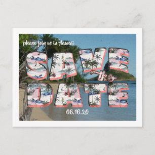 Vintage Postkarte   Save The Date