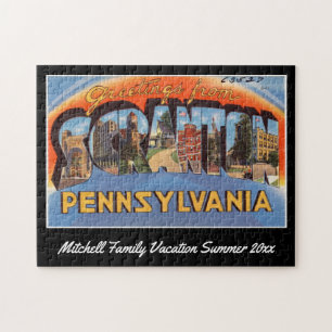 Vintage-Postkarte Scranton Pennsylvania Souvenir