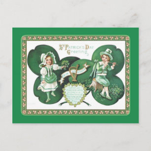 Vintage Postkarte St Patrick's Day